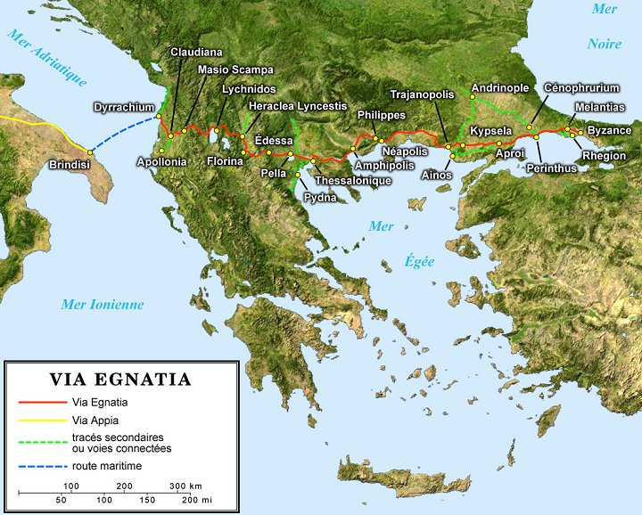 Andrinople permet de protéger la via Egnatia des invasions venues du nord